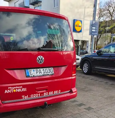 Einkaufen für Pflegebedürftige in Essen Steele - Antonius GmbH bei Lidl