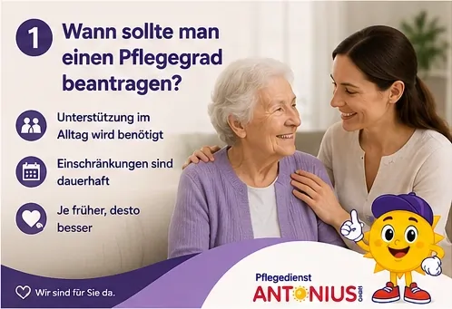 1 - Wann sollte man einen Pflegegrad beantragen Wann sollte man einen Pflegegrad beantragen