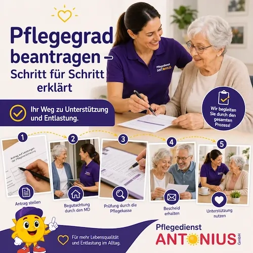 Pflegegrad beantragen – Schritt für Schritt erklärt