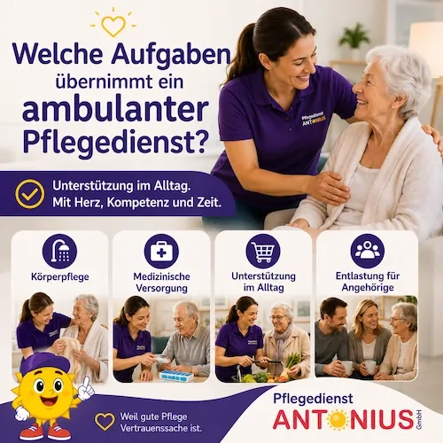 Vorschau - Welche Aufgaben übernimmt ein Pflegedienst