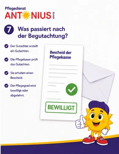 Was passiert nach der Begutachtung