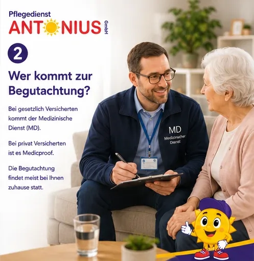 Wer kommt zur Begutachtung