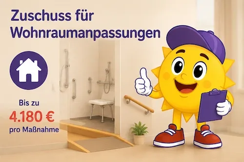 Zuschuss für Wohnraumanpassungen